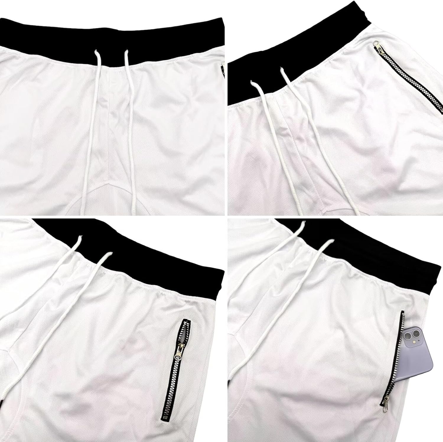 Mens Floral Print Basketball Shorts Lightweight Mesh Gym Shorts Graphic Sports Athletic Drawstring Short - Image 3