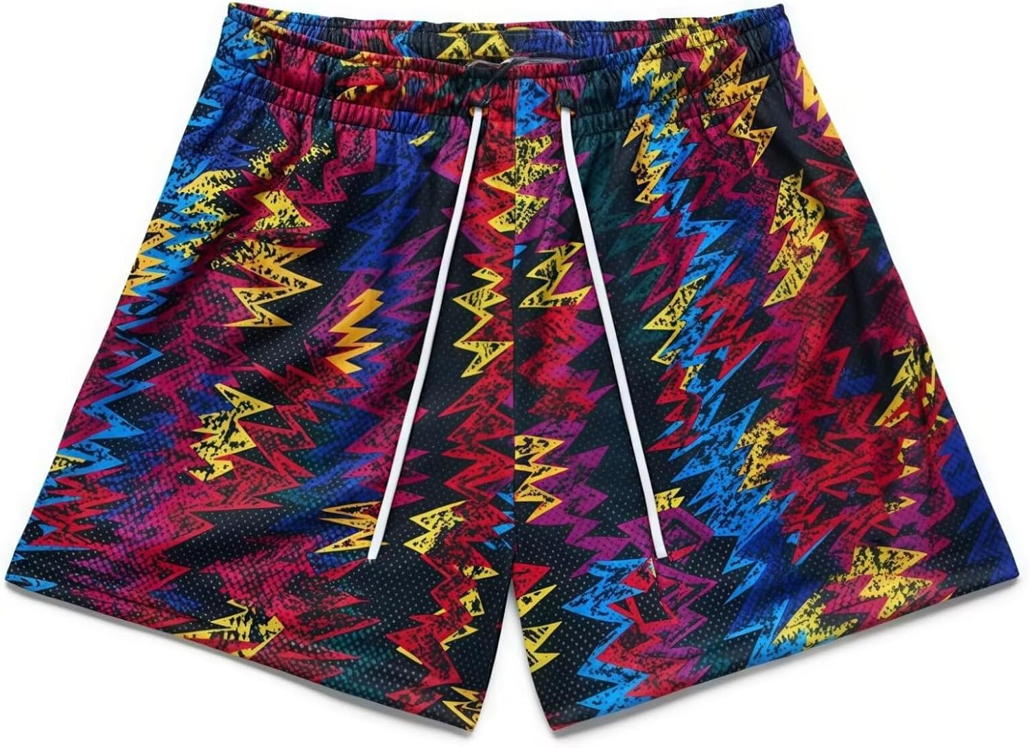 Men’s Mesh Basketball Shorts Camo Print Breathable Athletic Shorts Running Gym Outdoor Casual Wear - Image 47