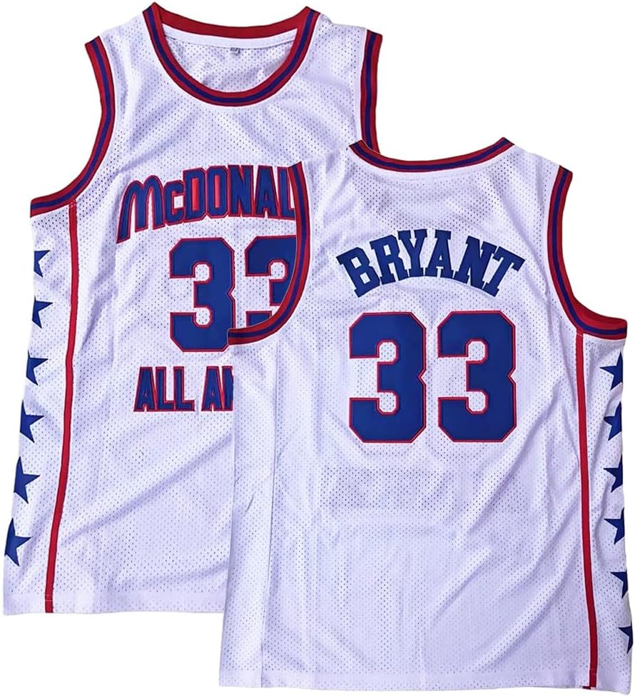Youth #33 All American Legend Retro Basketball Jersey for 5-15 Years Kids - Image 2