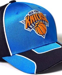 Mitchell & Ness NY New York Knicks NBA Jersey Snapback Cap, Adjustable Hat Blue Black