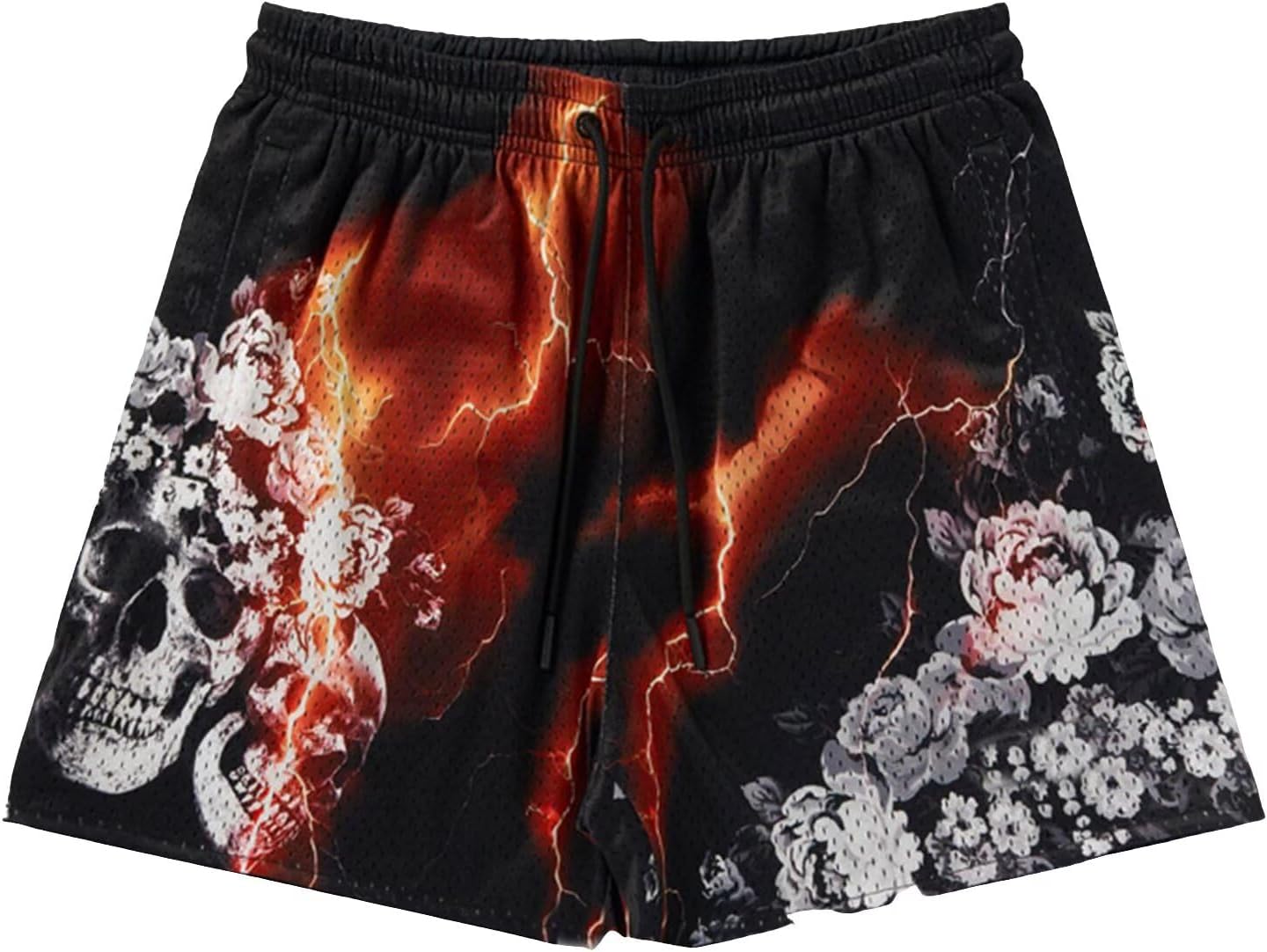 Men’s Mesh Basketball Shorts Camo Print Breathable Athletic Shorts Running Gym Outdoor Casual Wear - Image 40