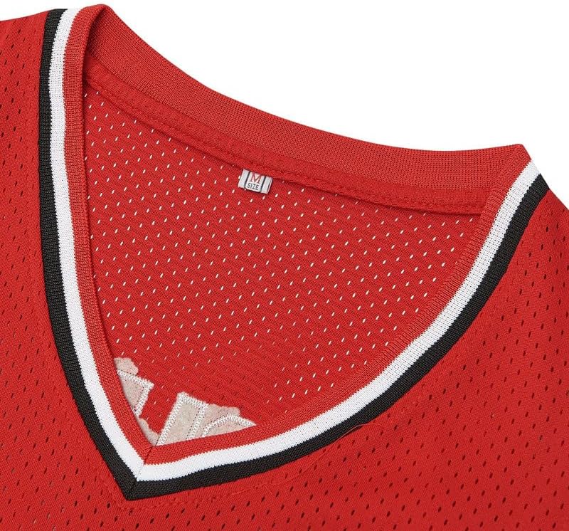 Youth Basketball Jersey for Kids Wildcats High School Shirt 14 Troy Bolton Jersey 8 Chad Danforth Jersey Red/White XS-XL - Image 4