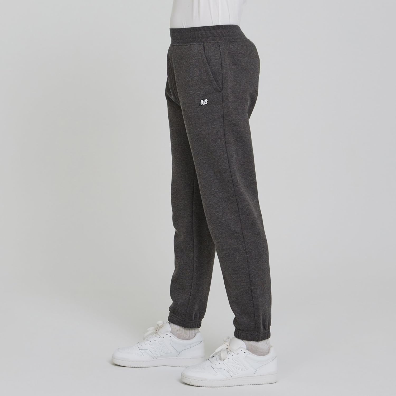 New Balance Boys Relaxed Fit Joggers – Kids Soft Cotton Blend Fleece Athletic Sweatpants with Pockets (Size 4-20) - Image 3