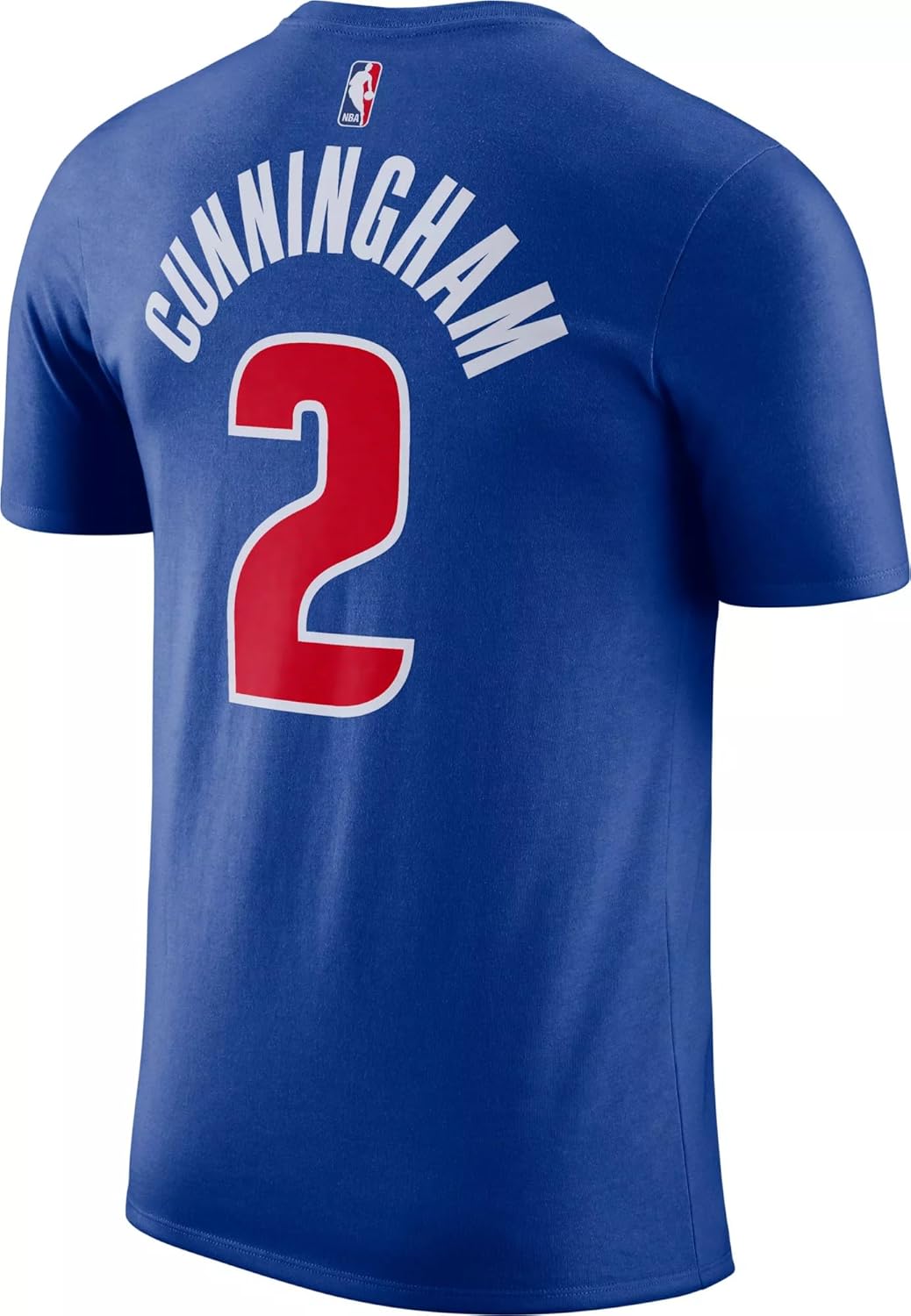 Cade Cunningham Detroit Pistons NBA Kids Youth 4-20 Blue Icon Edition Performance Jersey T-Shirt - Image 3