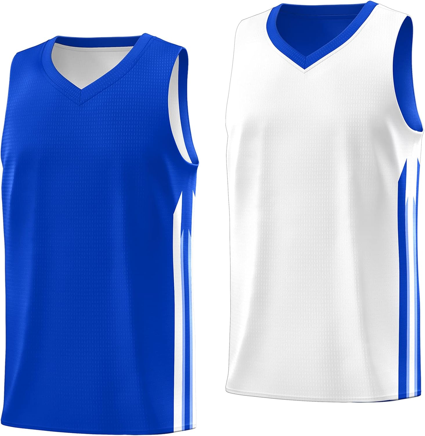 KXK Youth Reversible Basketball Jersey Shirts,Fashion Blank Basketball Jerseys for Kids - Image 11