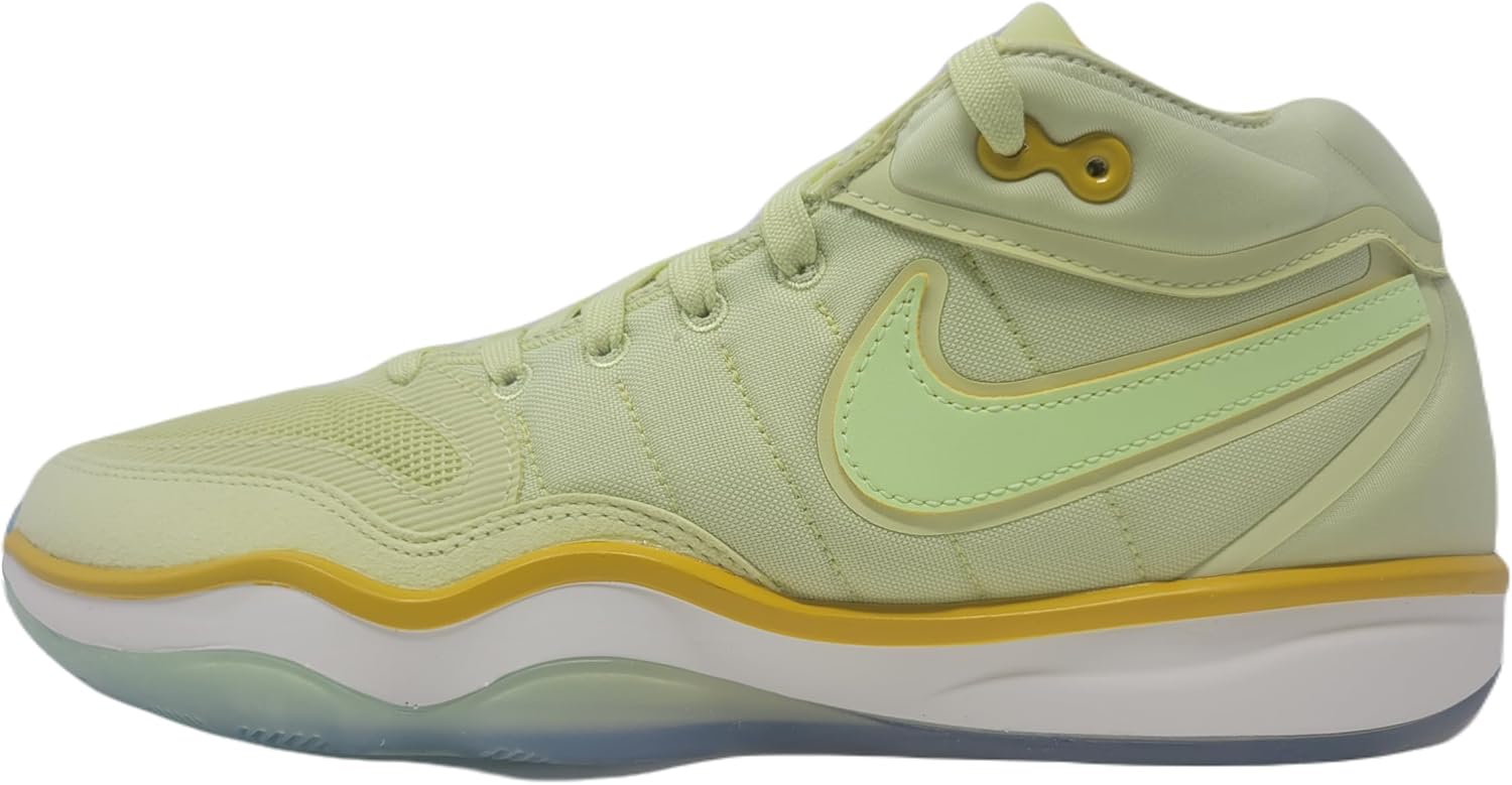 Nike G.T. Hustle 2 Men's Basketball Shoes (DJ9405-302, Luminous Green/Vivid Sulfur/Sail/Barely Volt) Size 8