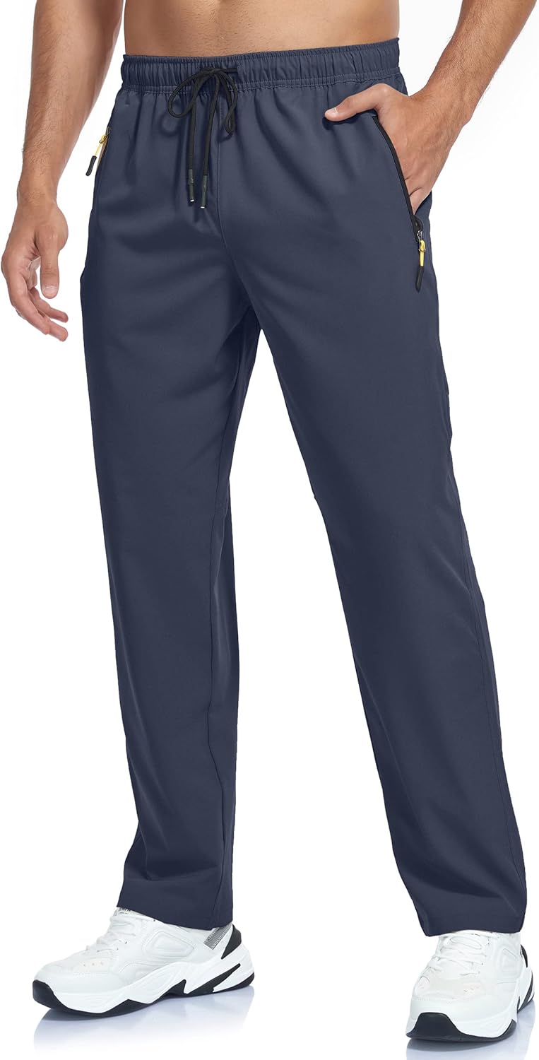 Men's Lightweight Hiking Pants Breathable Quick Dry Fit Waterproof Camping Fishing Running Athletic Active Jogger Pant - Image 9