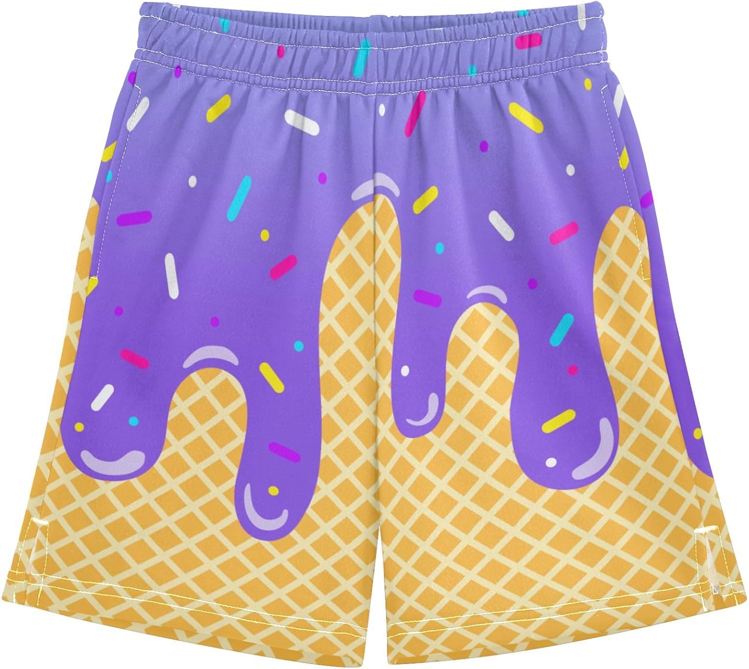 Boys Athletic Shorts Basketball Shorts Ice Cream Hiking Gym Shorts with Pocket for Outdoor Activity 7-15Y - Image 18