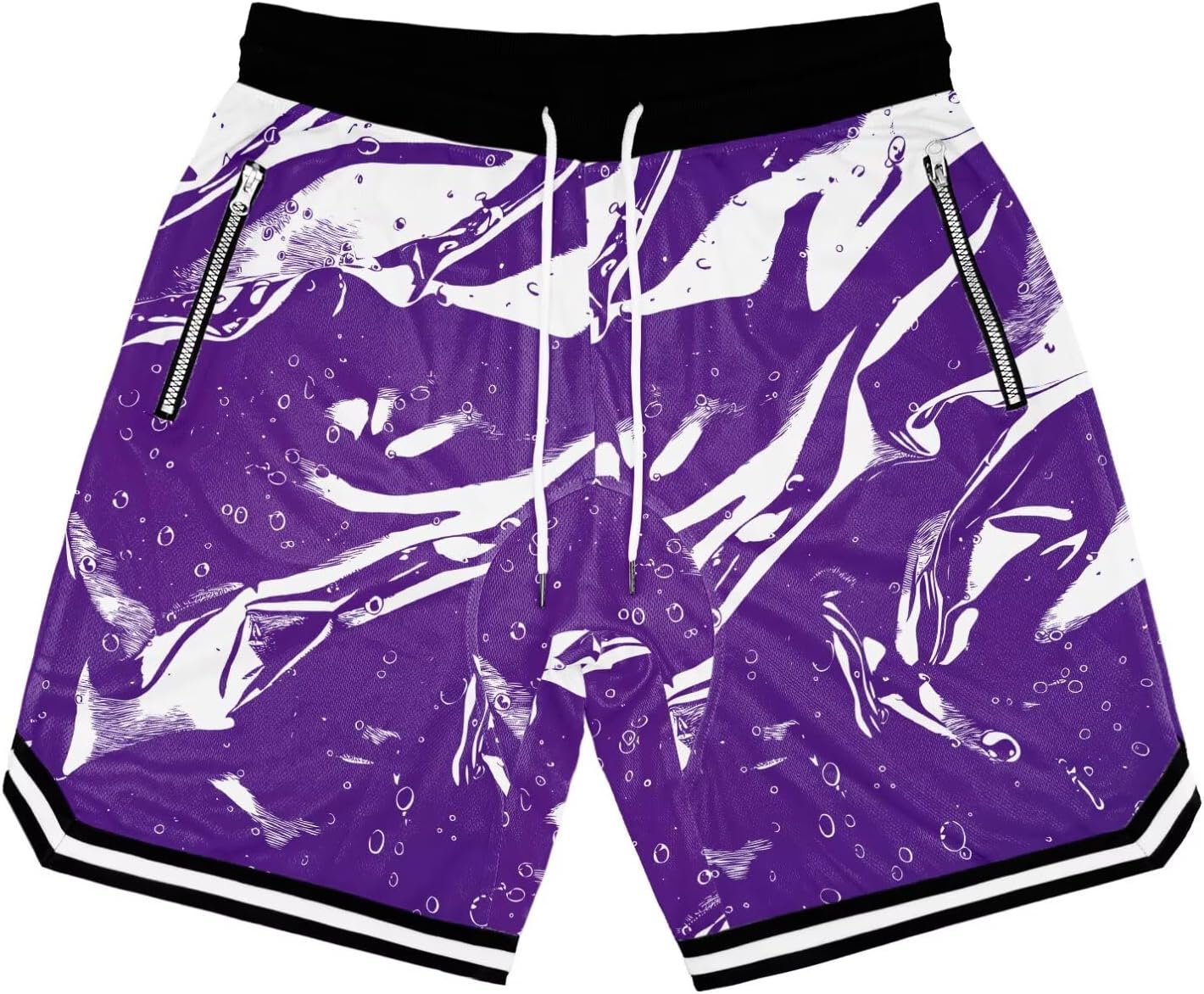 Mens Floral Print Basketball Shorts Lightweight Mesh Gym Shorts Graphic Sports Athletic Drawstring Short - Image 23