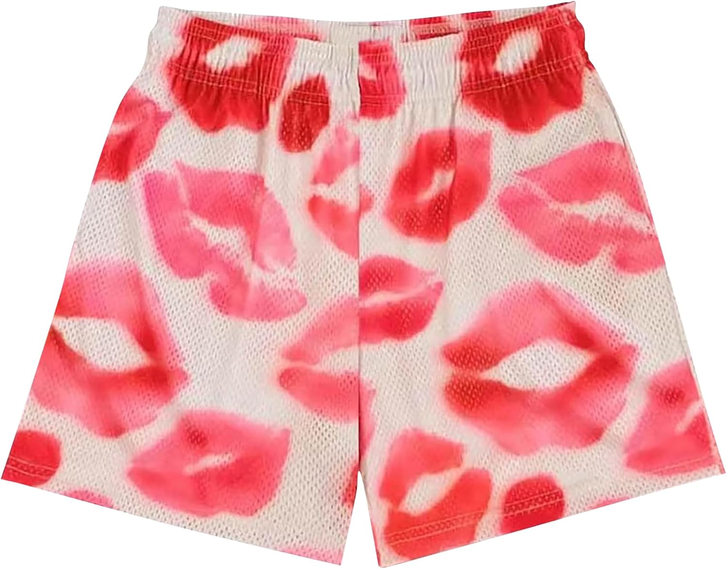 Mens Basketball Shorts Graphic Print Casual Running Workout Mesh Drawstring Shorts with Pockets - Image 11