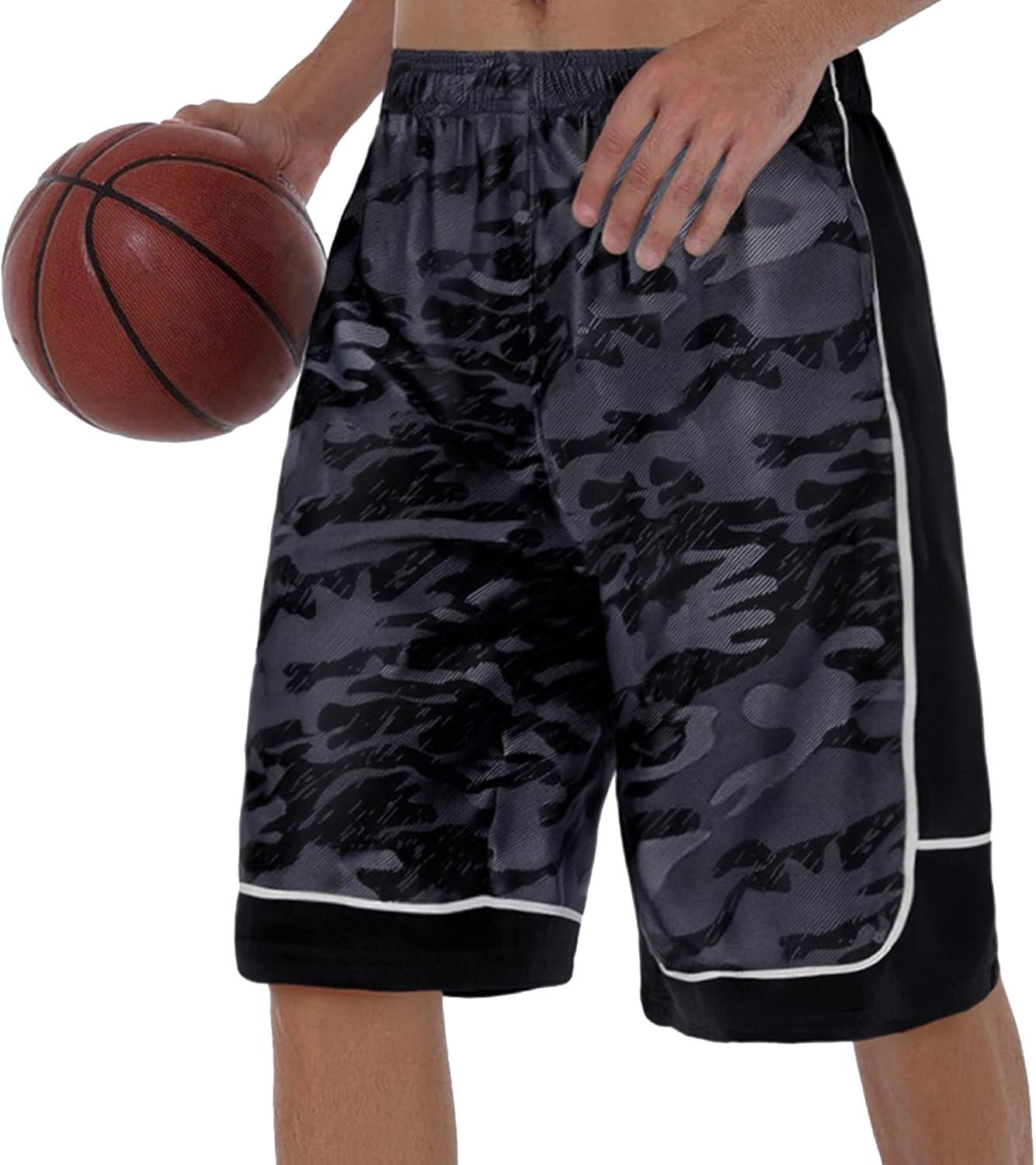 Men's 11'' Cool Basketball Shorts with Pockets Long Gym Athletic Shorts Running Quick-Dry Drawstring - Image 10