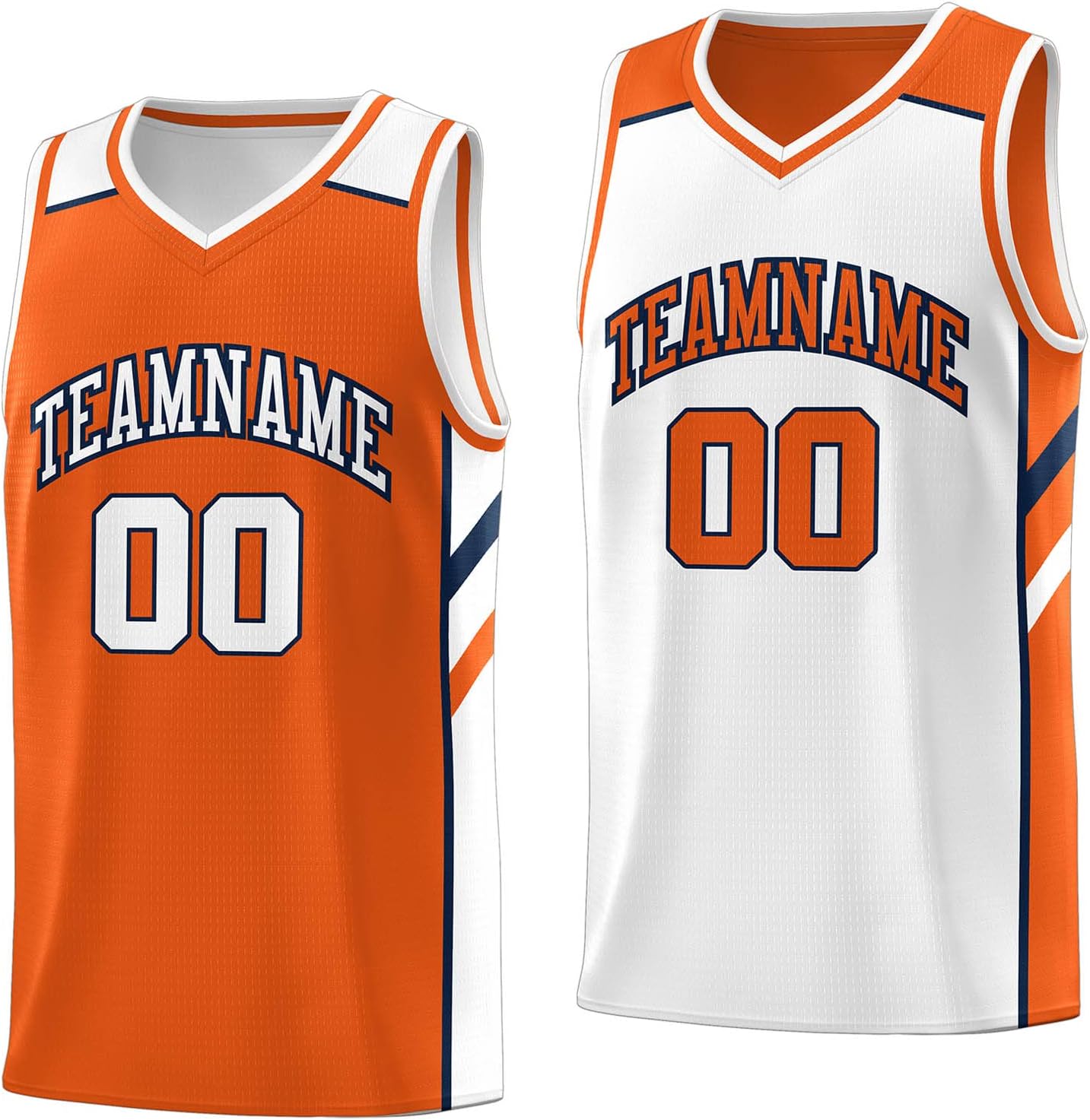 Custom Reversible Basketball Jersey - Personalize Team Uniform Design Your Own Name & Number for Men/Youth - Image 28
