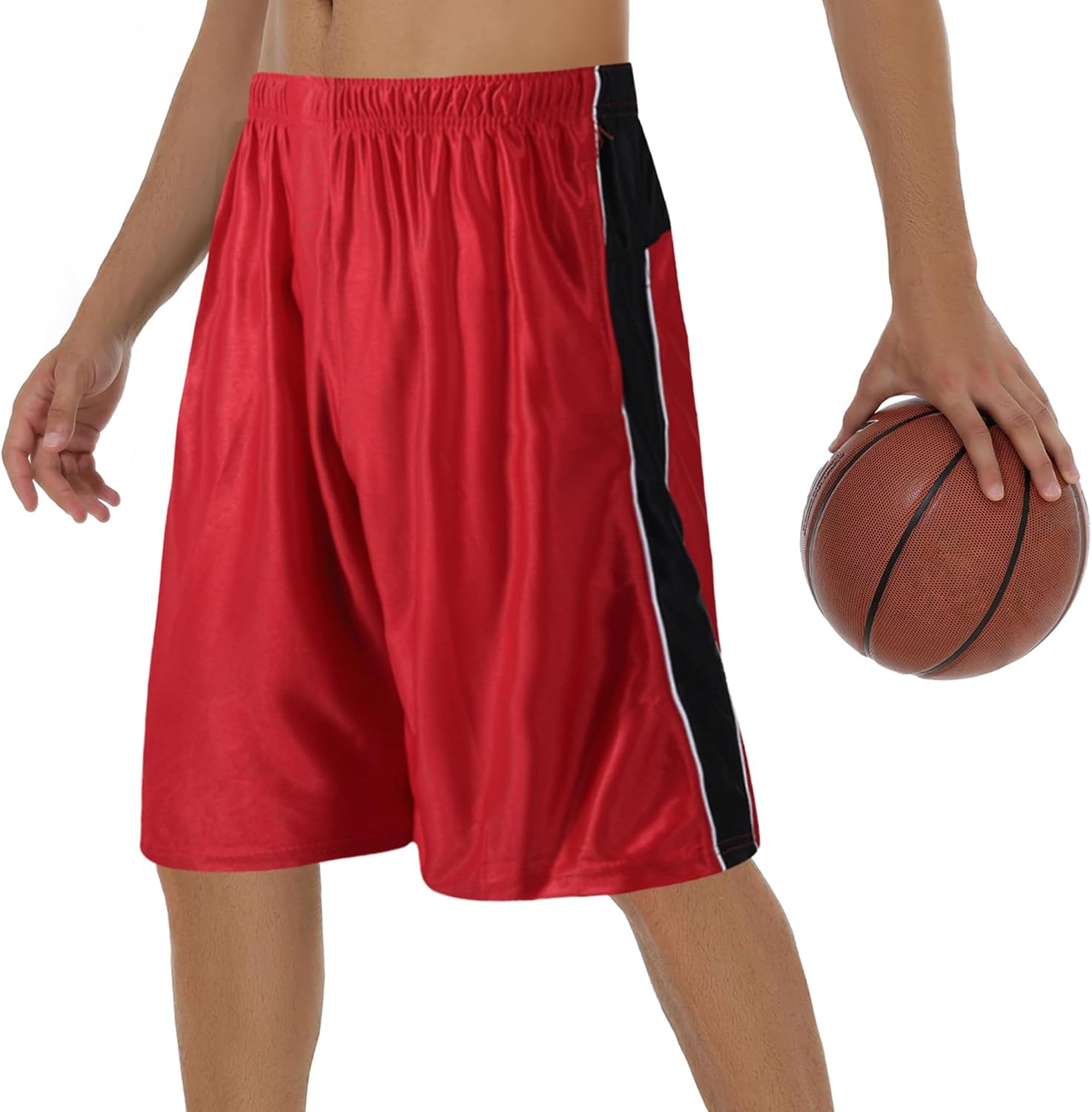 Men's 11'' Cool Basketball Shorts with Pockets Long Gym Athletic Shorts Running Quick-Dry Drawstring - Image 11