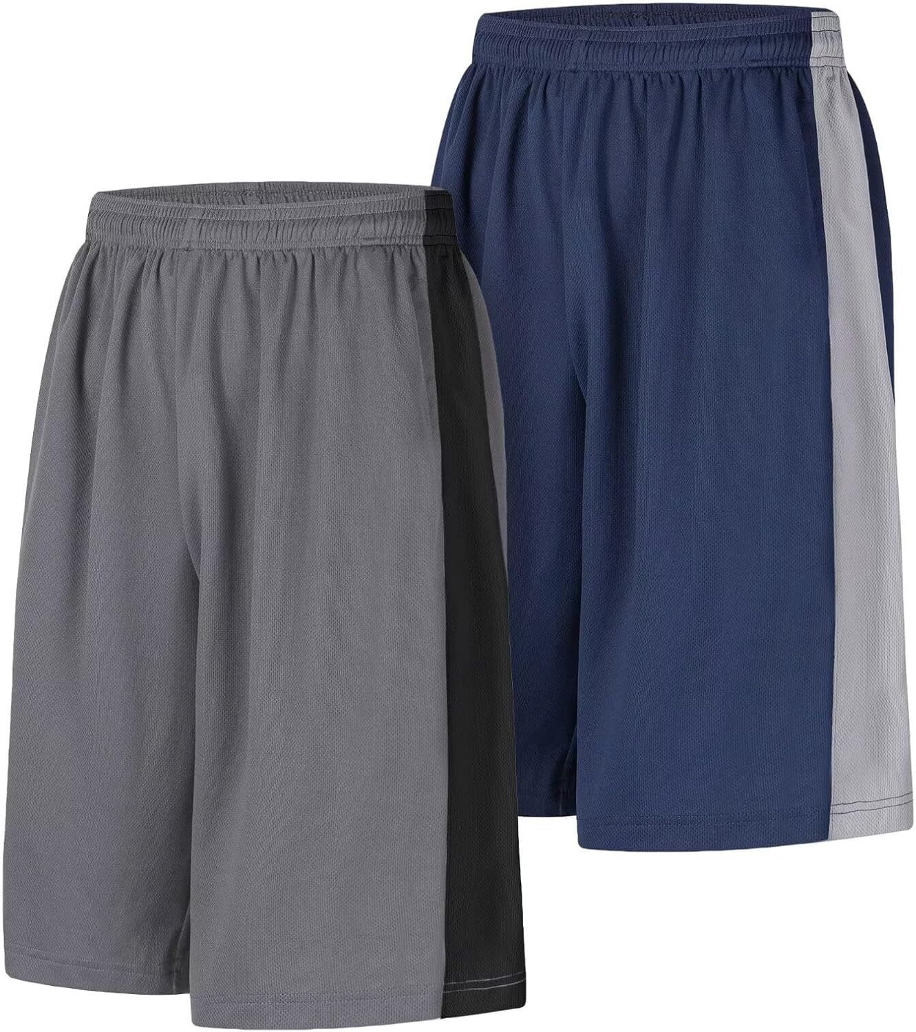 Men's Long Athletic Shorts Basketball Gym Quick Dry Camo Shorts with Pockets - Image 18