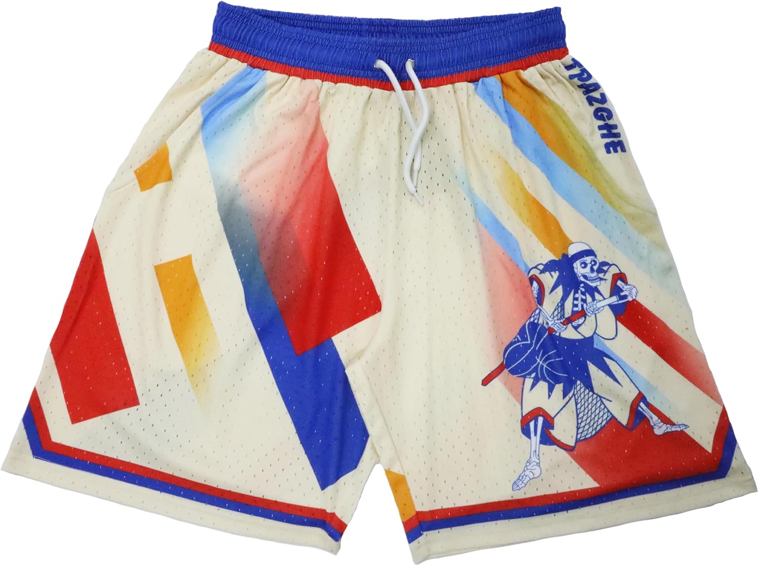 Mens Cool Graphic Sport Athletic Shorts Light Weight Mesh Workout Training Drawstring Basketball Shorts - Image 9