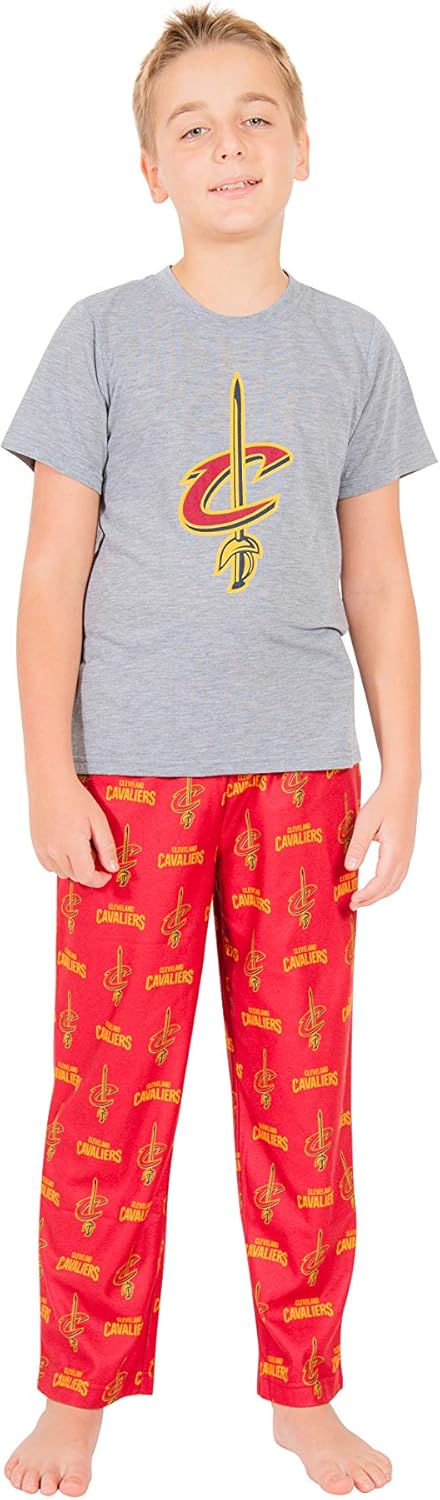 Ultra Game Youth NBA Official 2 Piece Pajama Pants & T-Shirt Set - Image 13