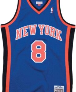 Mitchell & Ness NBA New York Knicks Latrell Sprewell #8 1998-99 HWC Swingman Jersey - Blue