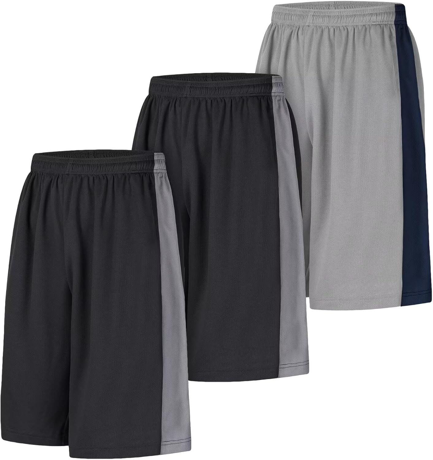 Men's Long Athletic Shorts Basketball Gym Quick Dry Camo Shorts with Pockets - Image 23