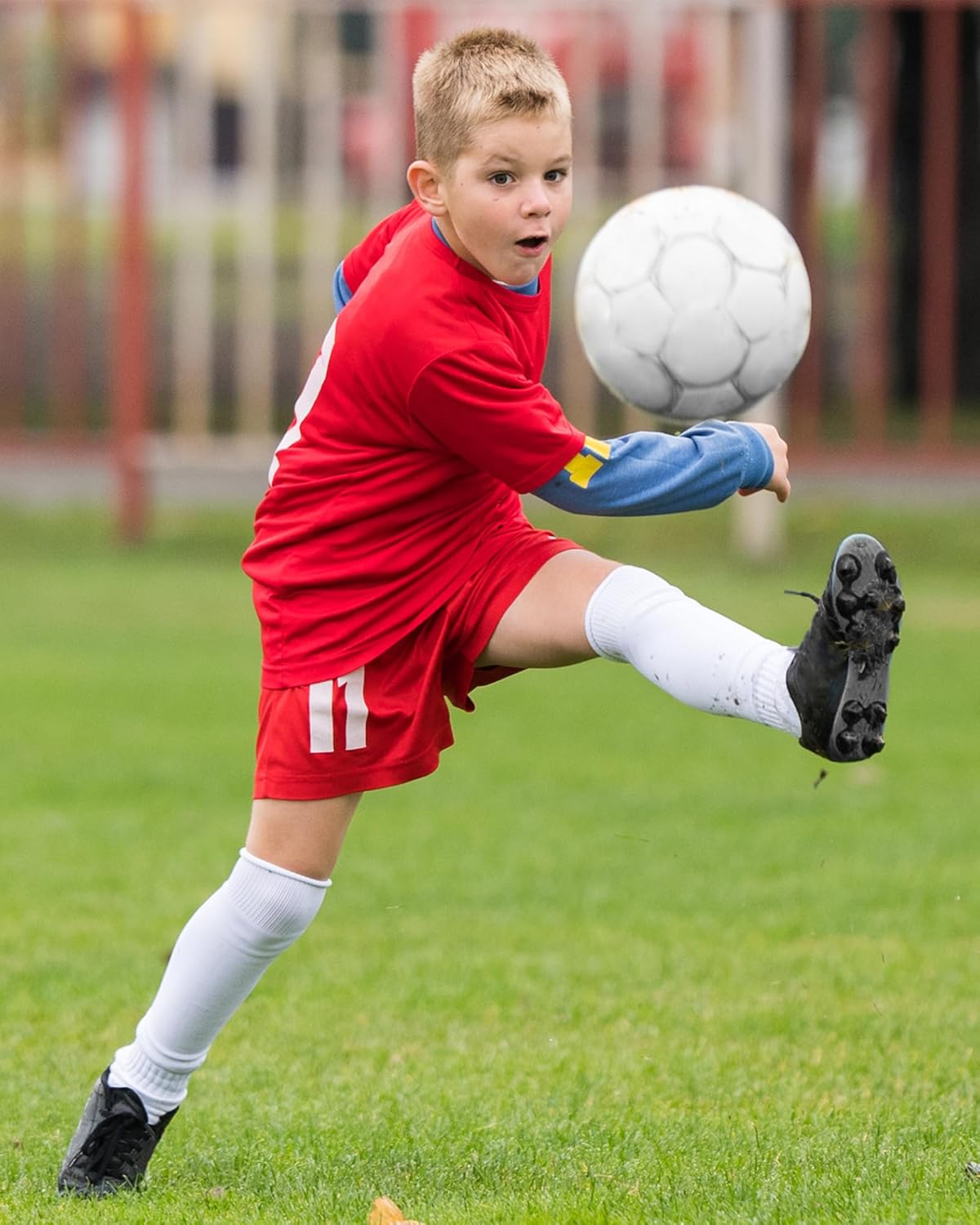 Runhit Boys Compression Shirt Kids Long Sleeve Athletic Undershirt Youth Quick Dry Base Layer for Football Baseball - Image 6