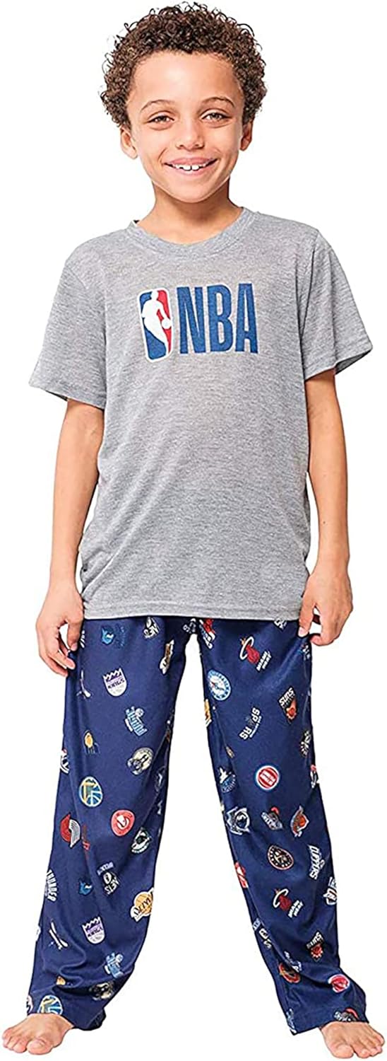 Ultra Game Youth NBA Official 2 Piece Pajama Pants & T-Shirt Set - Image 33