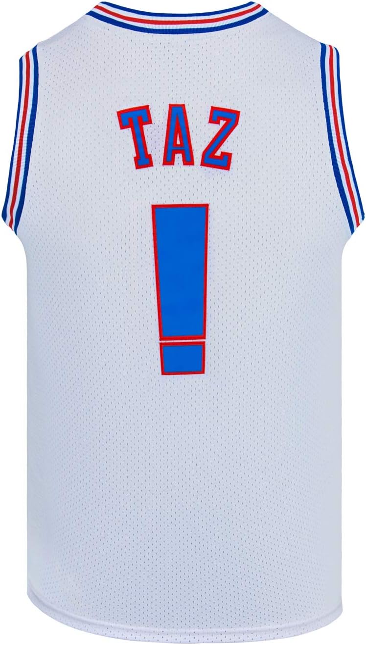 CNALLAR Mens Basketball Jerseys Taz !# Space Movie Shirts - Image 6