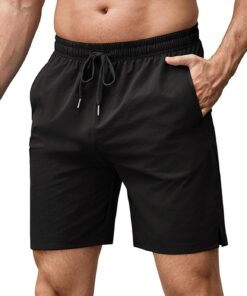 COOFANDY Men's Athletic Running Shorts 7" Quick Dry Lightweight Workout Gym Basketball Hiking Shorts with Pockets