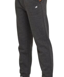 New Balance Boys Relaxed Fit Joggers – Kids Soft Cotton Blend Fleece Athletic Sweatpants with Pockets (Size 4-20)