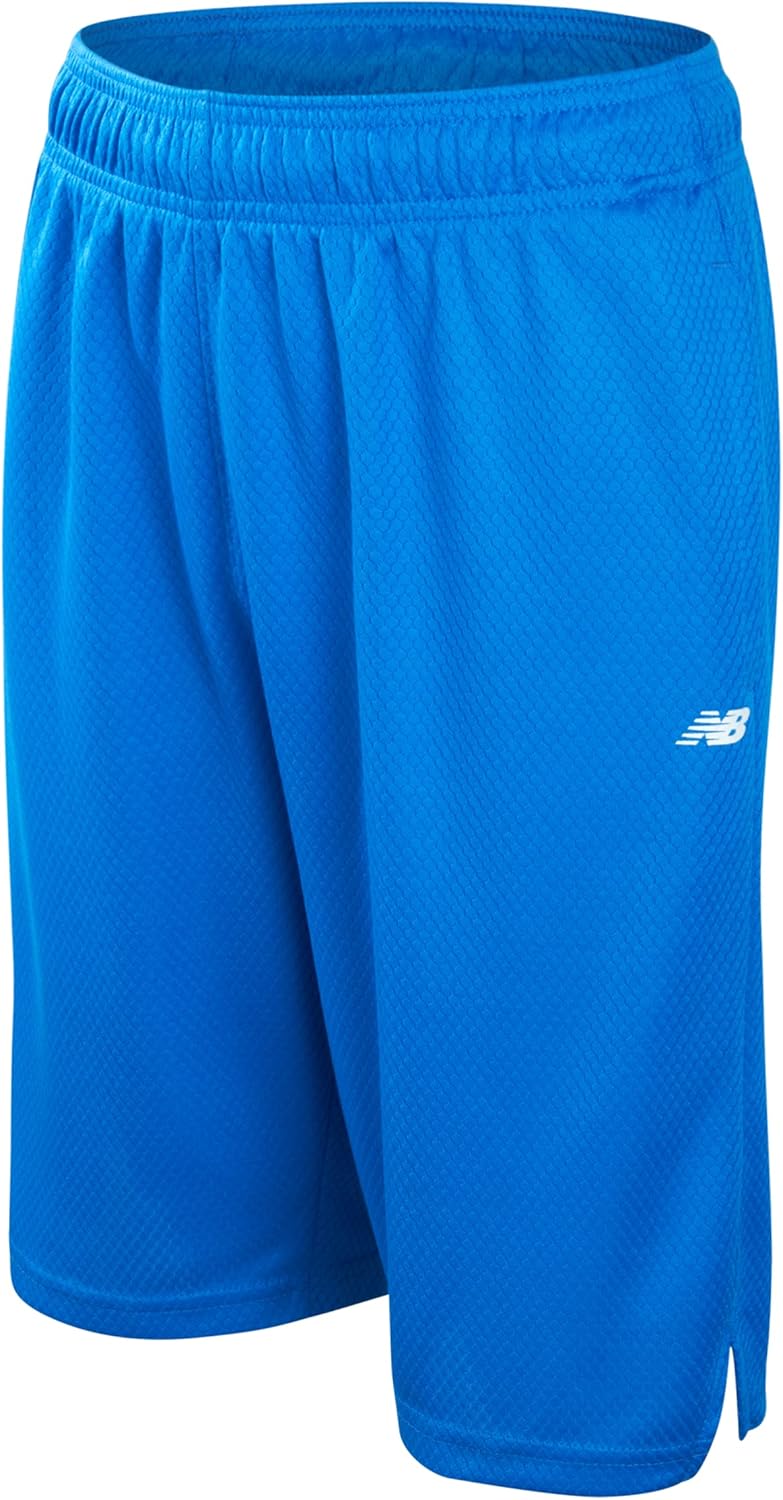 New Balance Boys' Active Shorts - Performance Gym Shorts with Pockets - Kids' Mesh Athletic Shorts for Boys' (Size: 4-20) - Image 7