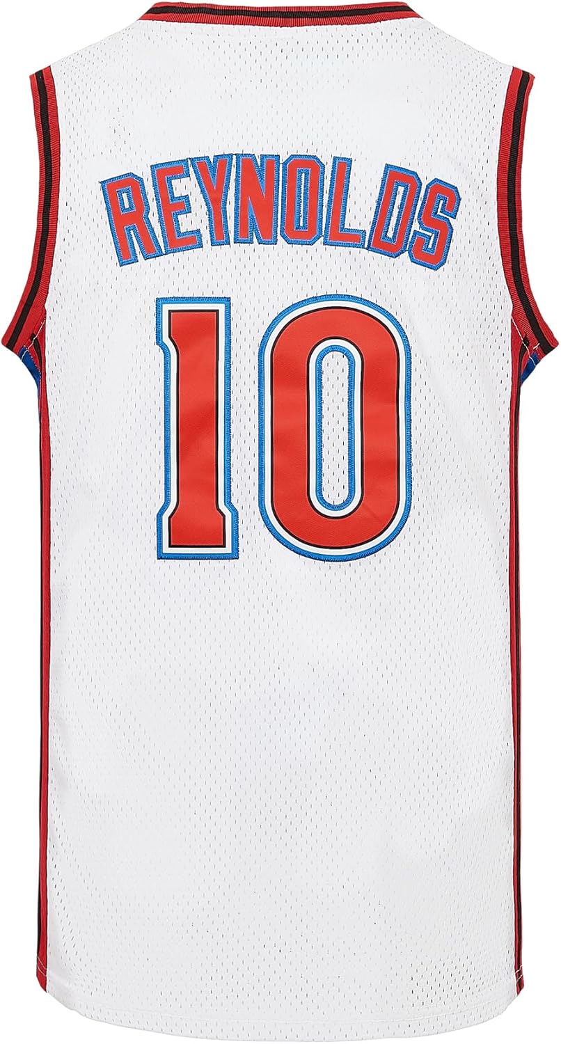 BOROLIN Mens Knights #10 Tracy Reynolds Basketball Jersey - Image 2