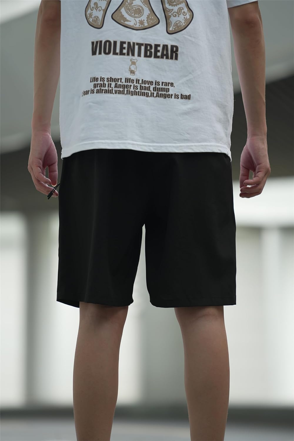 Men's Gym Shorts with Zippered Pockets,Quick Dry Running Athletic Shorts,Lightweight Sports Basketball Shorts - Image 4