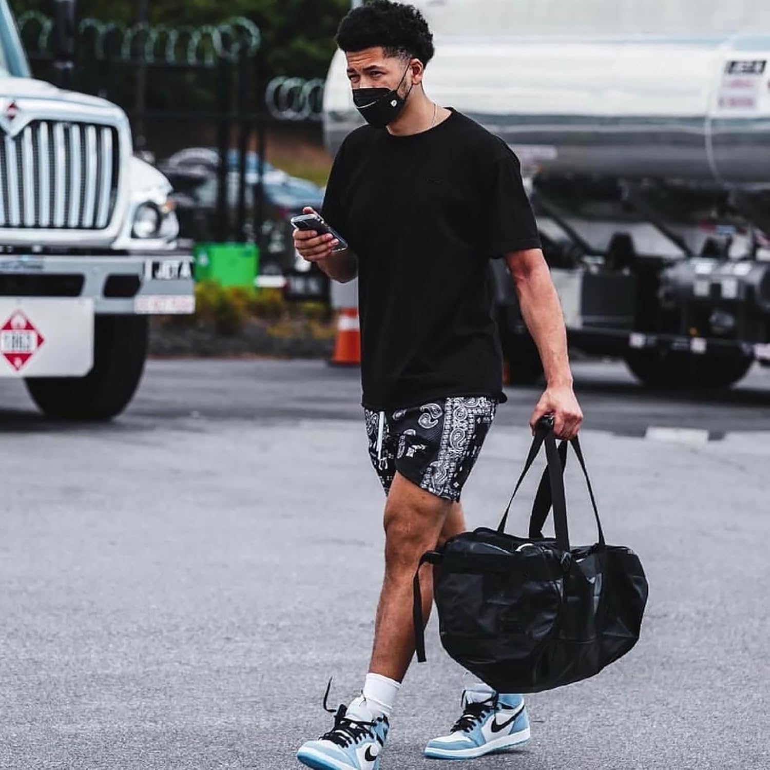 BOOMLEMON Mens Paisley Shorts Mesh Graphic Print Retro Casual Shorts Athletic Gym Basketball Running Short Pants - Image 5