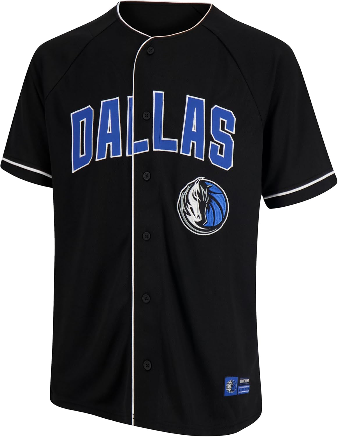 Ultra Game NBA Mens Mesh Button Down Baseball Jersey Tee Shirt - Image 2