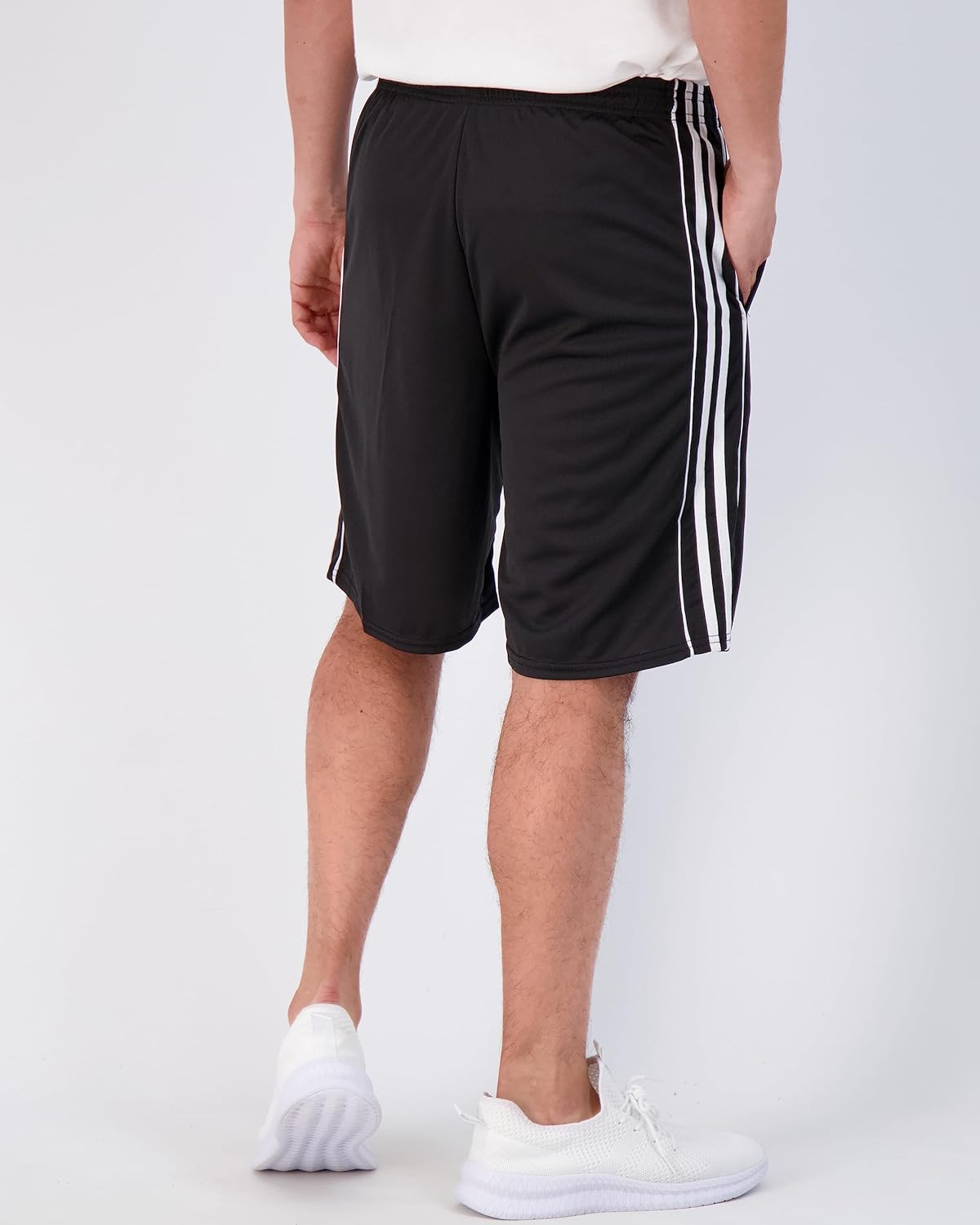 Real Essentials 3 Pack: Men’s Mesh Basketball & Athletic Performance Gym Shorts with Pockets (S-3X) - Image 3