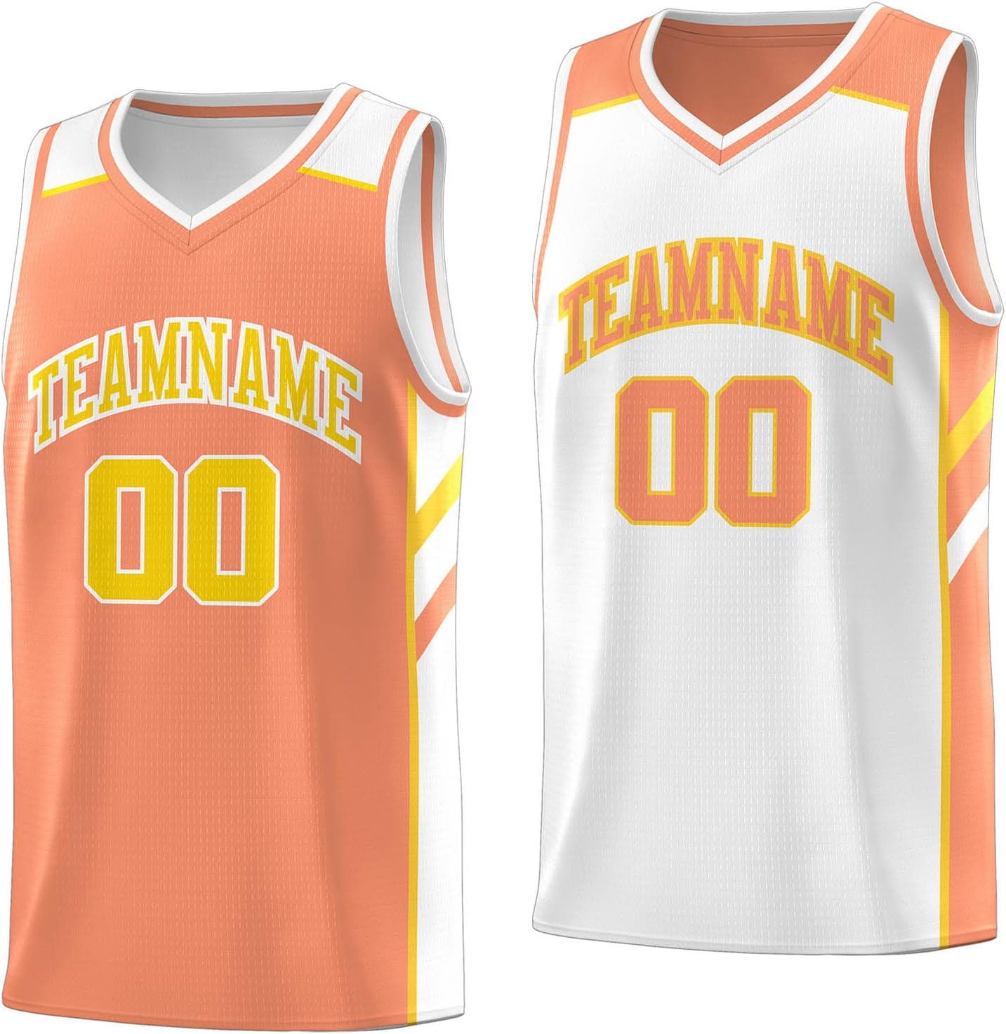 Custom Reversible Basketball Jersey - Personalize Team Uniform Design Your Own Name & Number for Men/Youth - Image 27