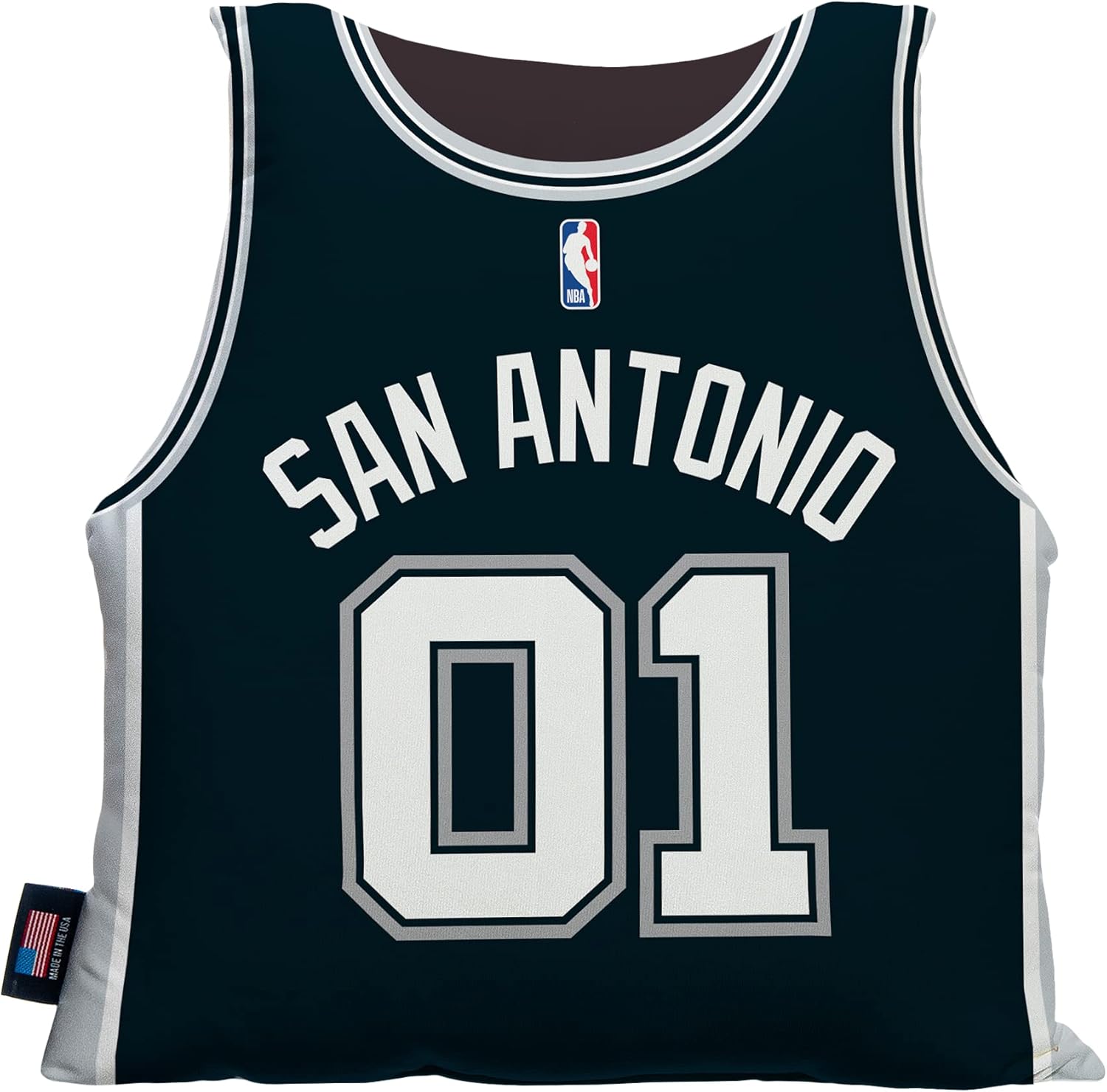 Pegasus Sports Officially Licensed NBA Big League Jersey Pillow, 16" x 16" - Image 2