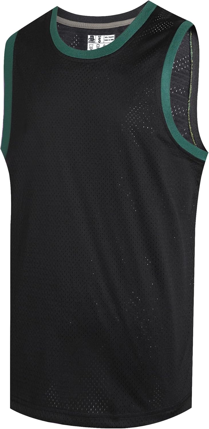 DEHANER Blank Mens Basketball Jersey Mesh Training Practice Athletic Sports Shirts Team Uniforms Fans Outfits Tops - Image 12