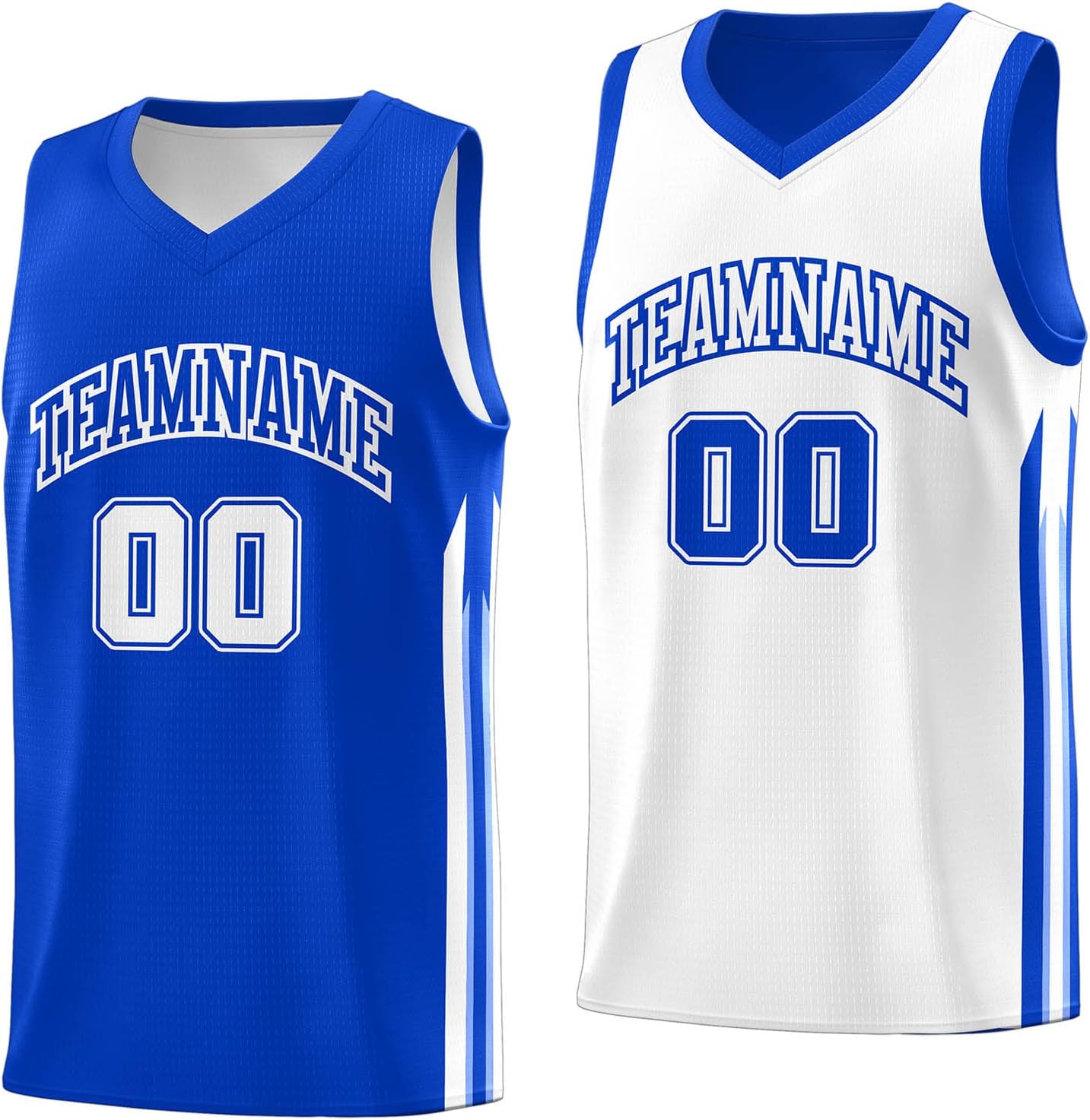 Custom Reversible Basketball Jersey - Personalize Team Uniform Design Your Own Name & Number for Men/Youth - Image 18