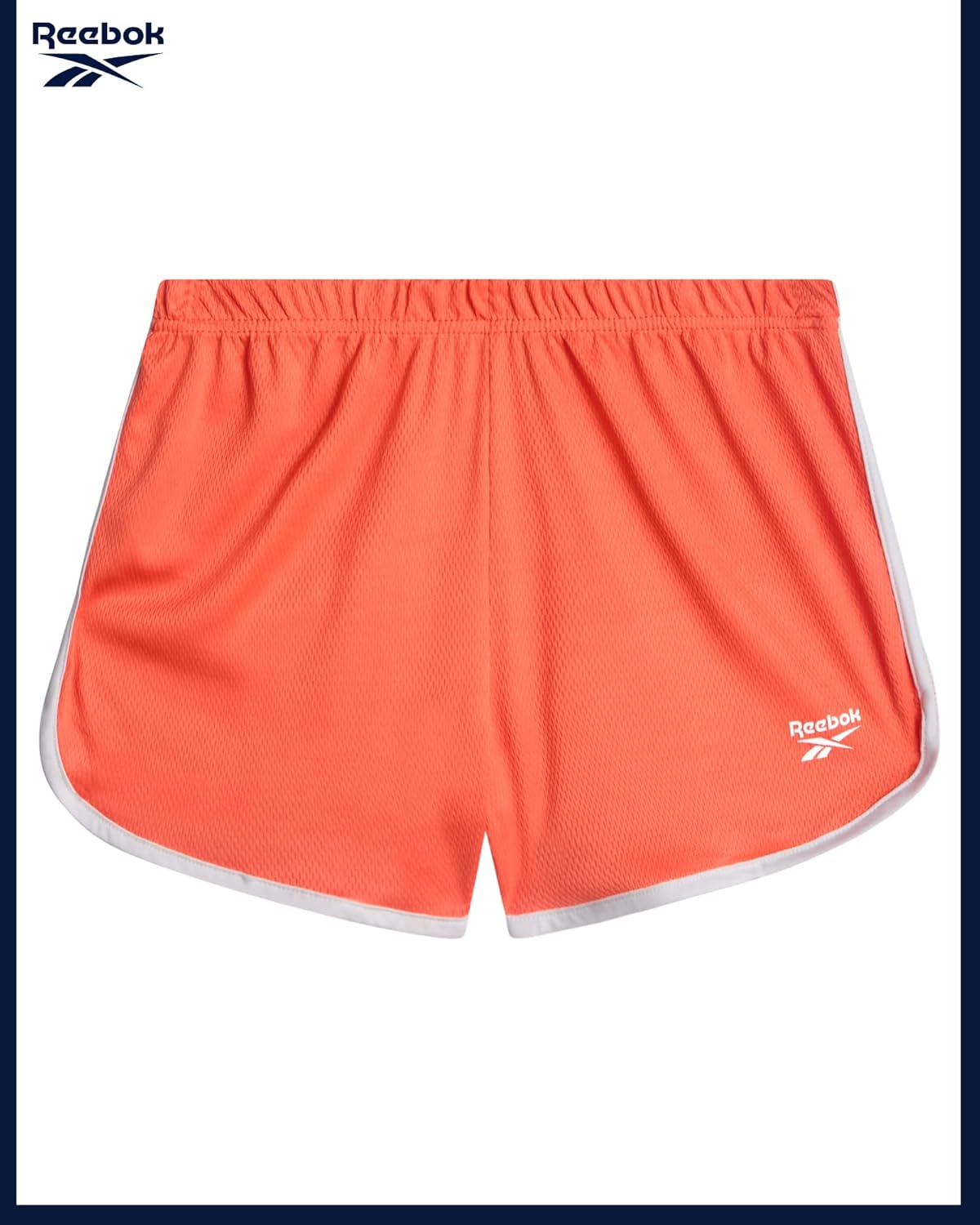 Reebok Girls Athletic Shorts - 3 Pack Active Performance Lightweight Mesh Dolphin Girls Shorts for Running Soccer Gym (7-12) - Image 5