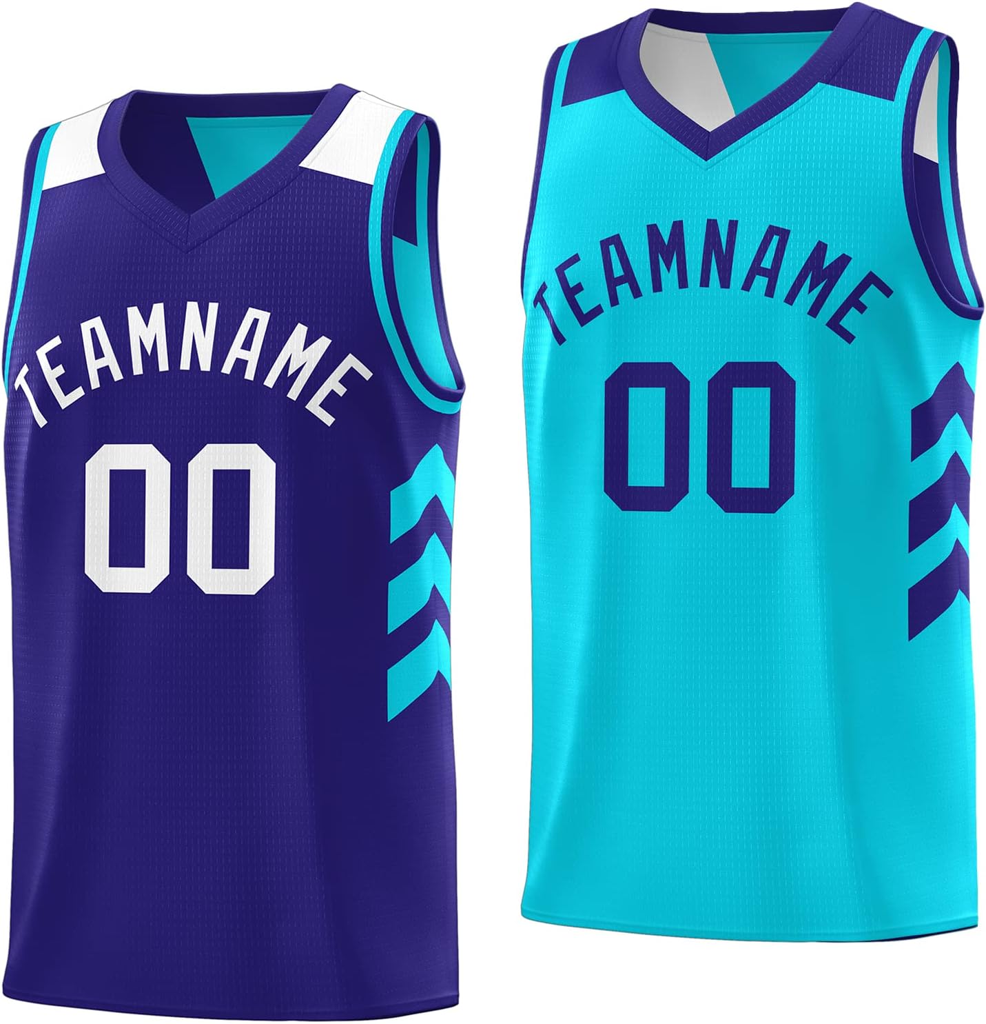 Custom Reversible Basketball Jersey - Personalize Team Uniform Design Your Own Name & Number for Men/Youth - Image 37