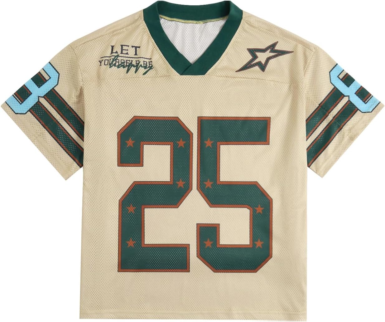 SOLY HUX Men's Summer Jersey Shirts Short Sleeve V Neck Graphic Tees Sports Baggy T-Shirt Tops - Image 8