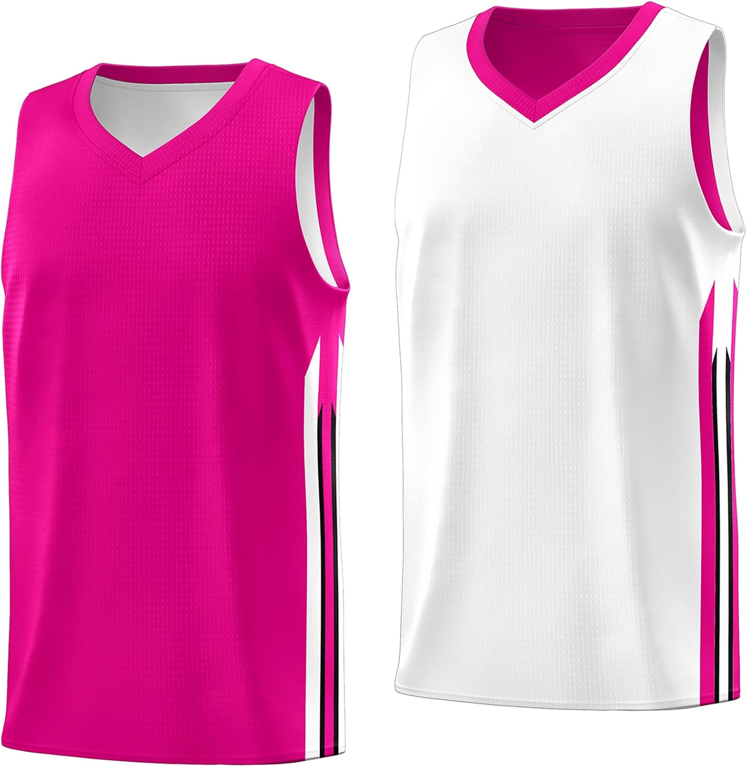 KXK Men's Blank Reversible Basketball Jersey Team Uniform Athletic Hip Hop Basketball Shirts S-4XL - Image 13