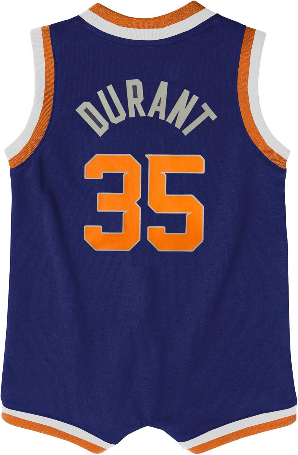 Outerstuff Kevin Durant Phoenix Suns NBA Baby Infants 12-24 Months Purple Icon Edition Romper Onesie Player Jersey - Image 3