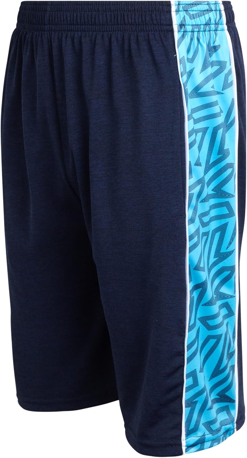 Mad Game Boys Athletic Shorts - 5 Pack Athletic Performance Mesh Running Basketball Shorts for Boys with Pockets (Sizes 8-18) - Image 4