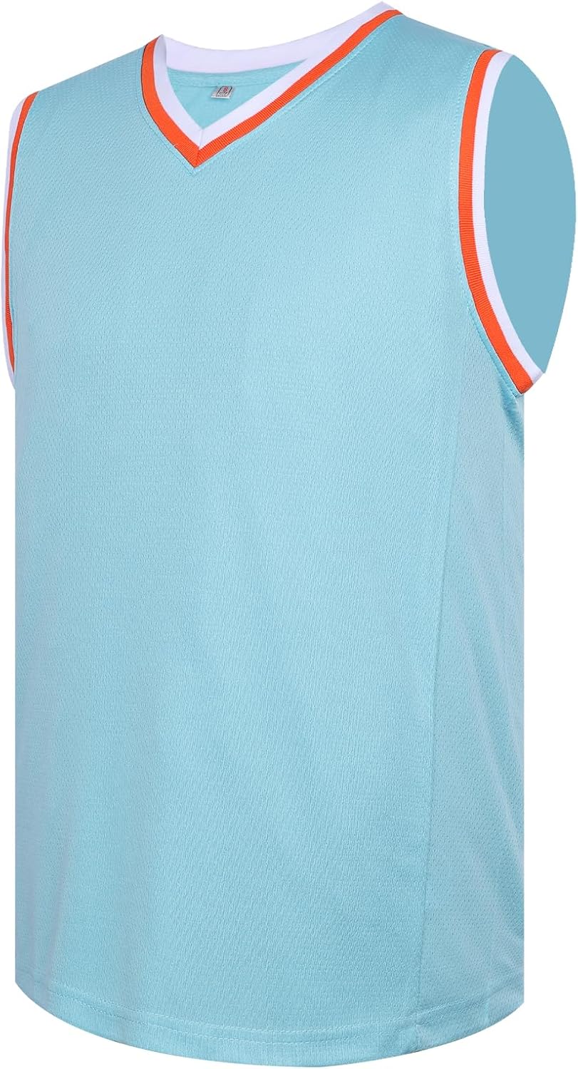 Basketball Jersey, Mens Blank Jerseys Plain Sleeveless Practice Jersey S-3XL - Image 10