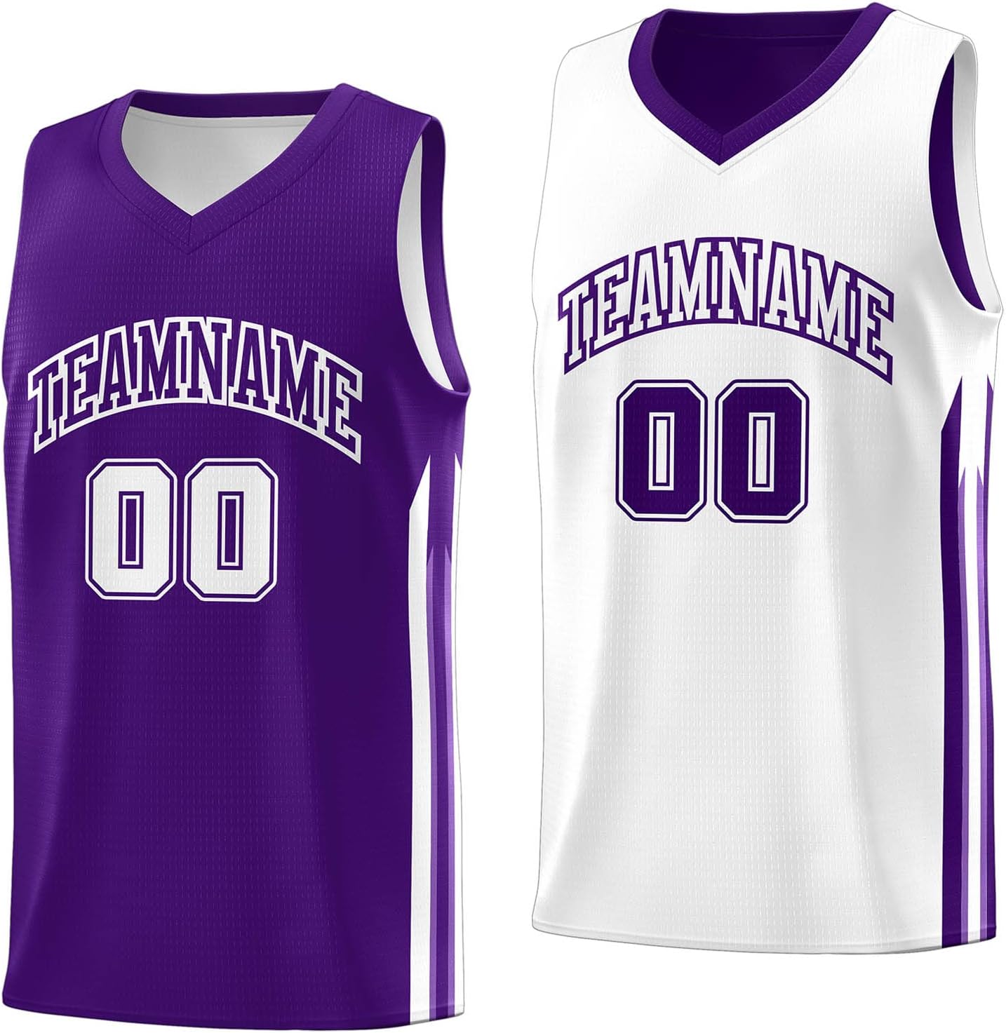 Custom Reversible Basketball Jersey - Personalize Team Uniform Design Your Own Name & Number for Men/Youth - Image 32