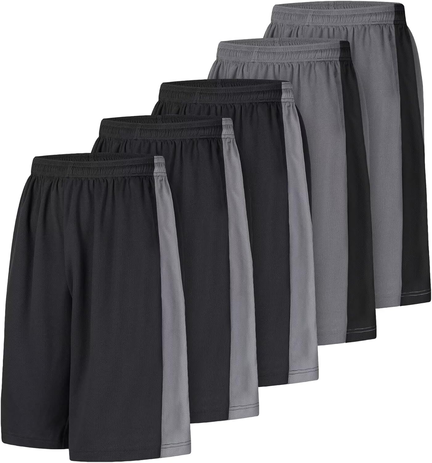 Men's Long Athletic Shorts Basketball Gym Quick Dry Camo Shorts with Pockets - Image 29