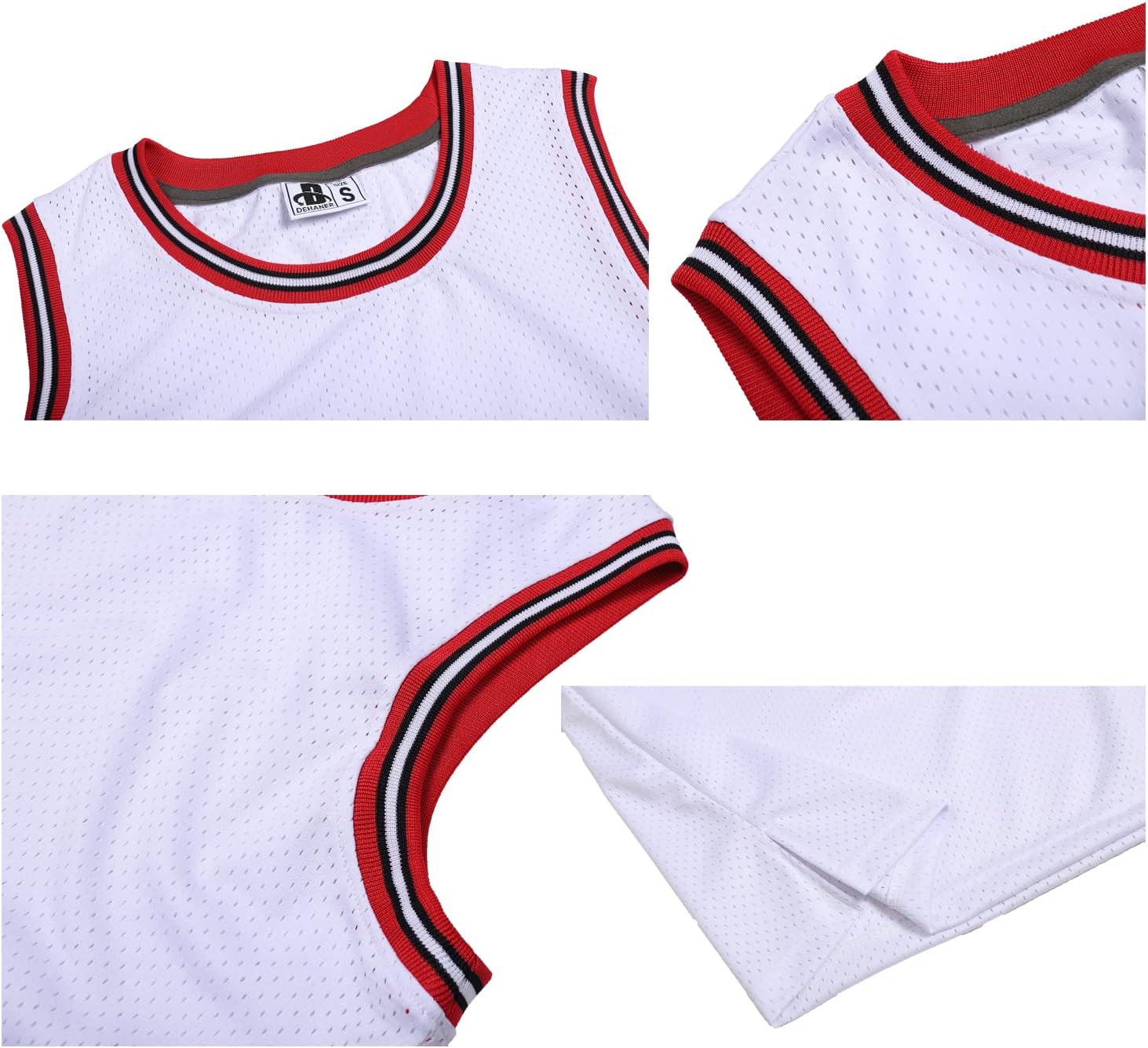 3 Pack Men's Blank Basketball Jerseys Mesh Performance Athletic Team Sports Uniforms Bulk Shirts - Image 5
