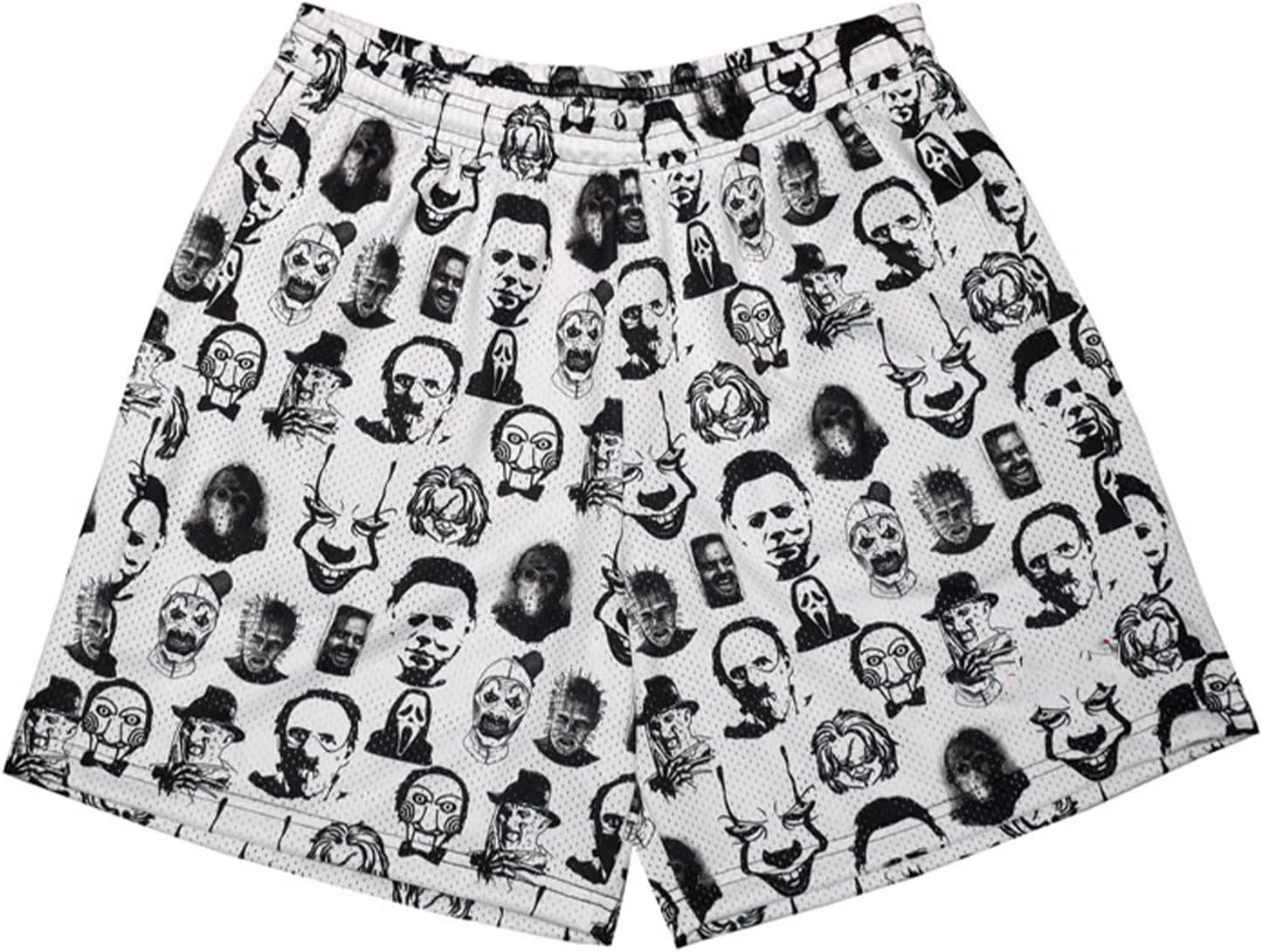 Men’s Mesh Basketball Shorts Camo Print Breathable Athletic Shorts Running Gym Outdoor Casual Wear - Image 37