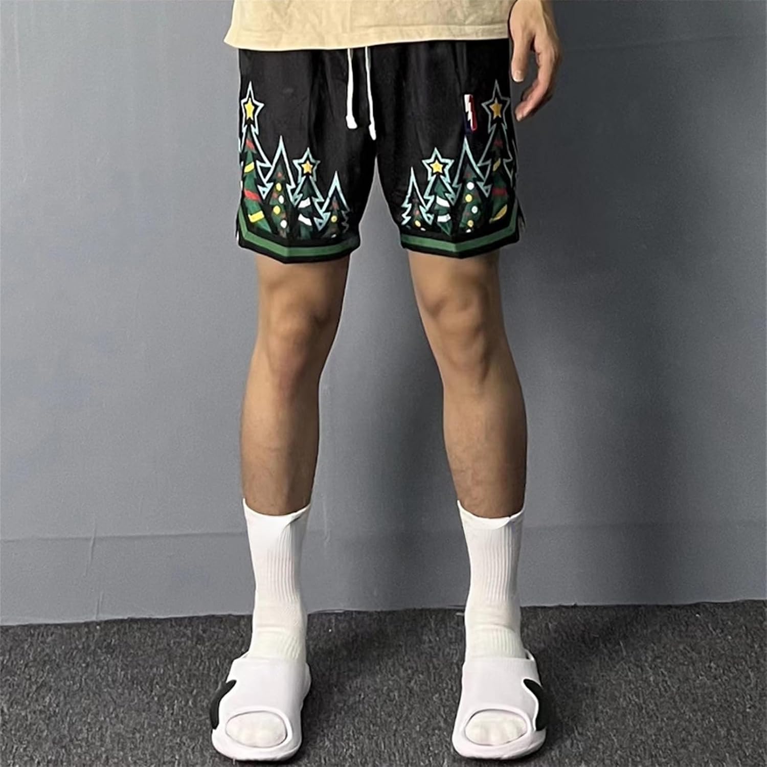 BOOMLEMON Men's Basketball Shorts Gym Training Workout Athletic Shorts Mesh Graphic Print Running Short Pants - Image 6