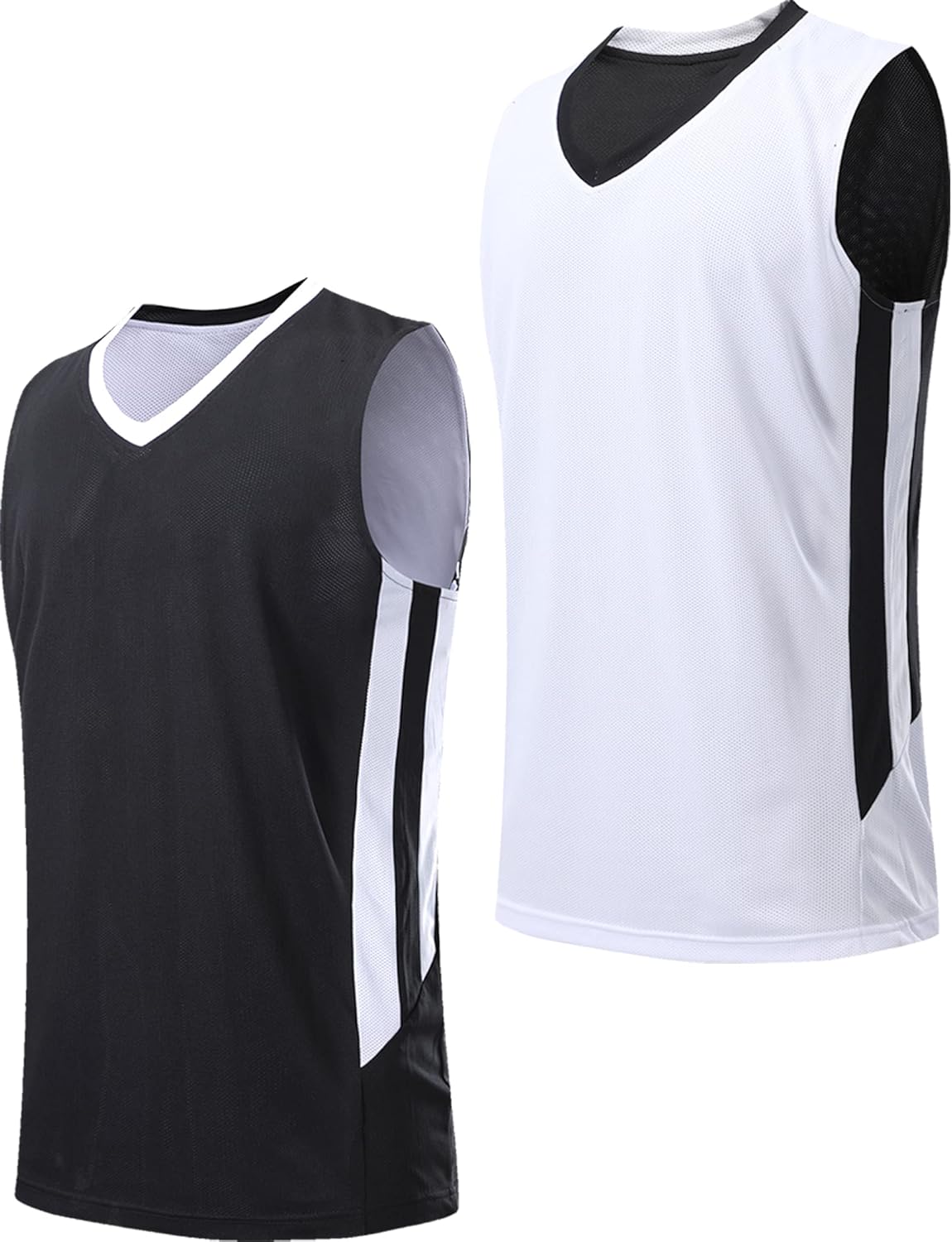Youth Boys Reversible Mesh Performance Athletic Basketball Jerseys Blank Team Uniforms for Sports Scrimmage - Image 7